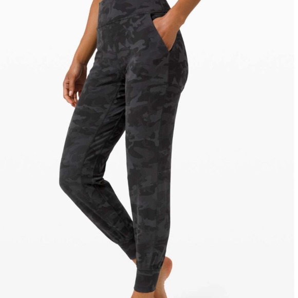 lululemon athletica Pants - Lululemon Align High Rise Jogger 28", Incognito Camo Multi Grey, Size 10